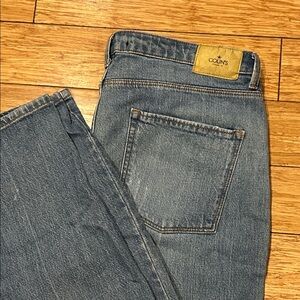 Colin’s Women's 883 Roxy Normcore Scandi High Rise Crop Mom Blue Jeans 30x30
